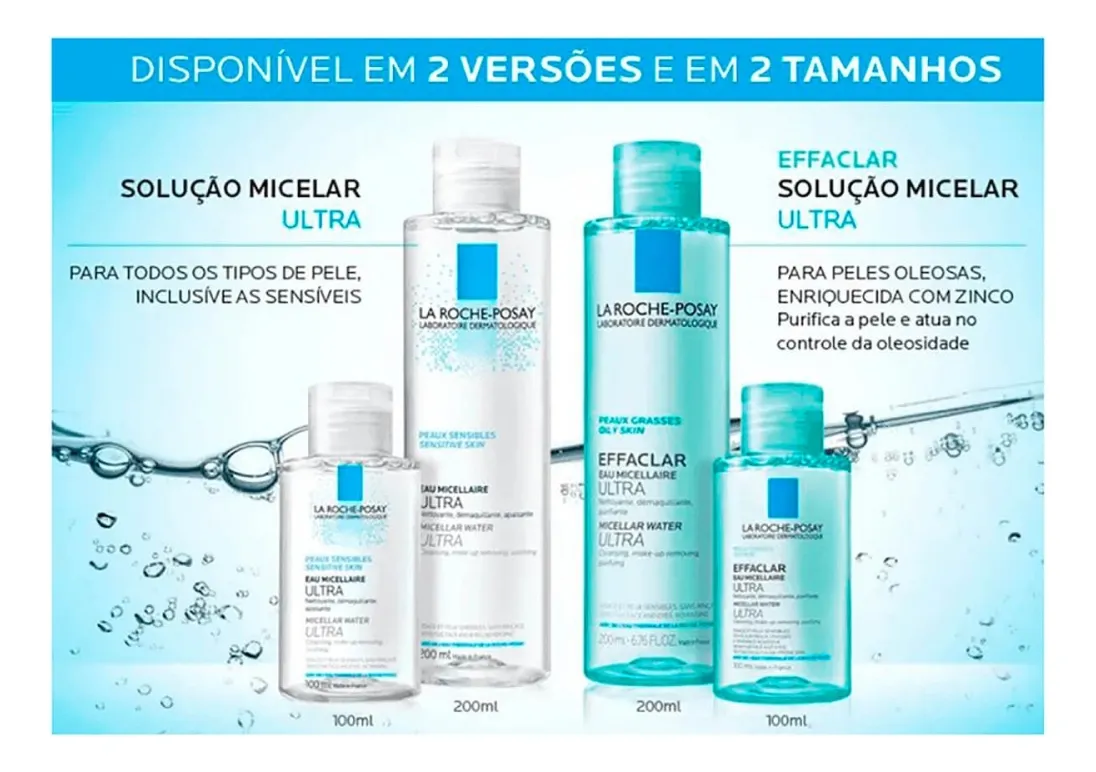 Imagem 3 de 3 de La Roche-posay Effaclar Solução Ultra - Água Micelar 200ml