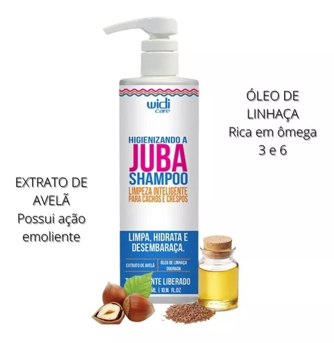 Imagem 4 de 5 de Kit Widi Care Juba Cachos Shampoo E Condicionador 500ml
