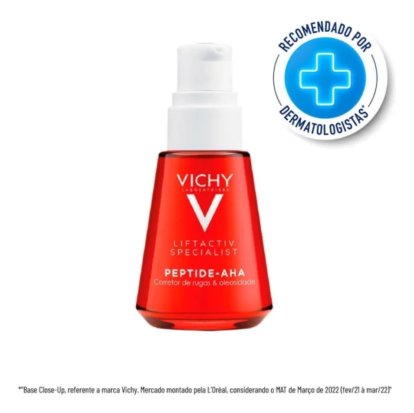 Imagem 1 de 8 de Sérum Facial Anti Idade Peptide Aha 30ml Vichy Tipo de pele Mista ou oleosa