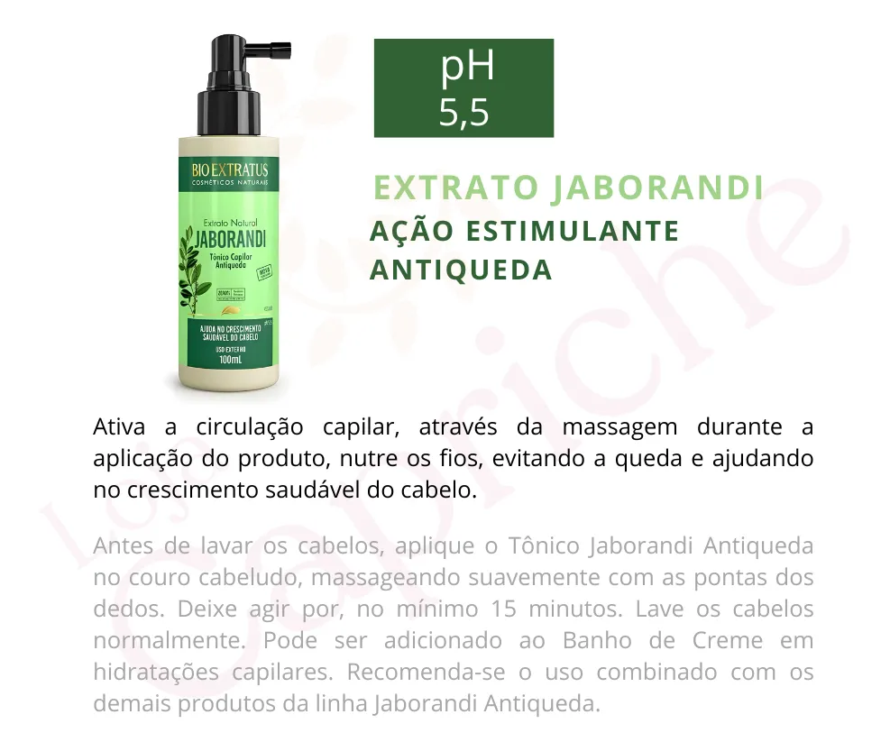 Imagem 7 de 10 de Kit Antiqueda Jaborandi 5 Produtos Bio Extratus