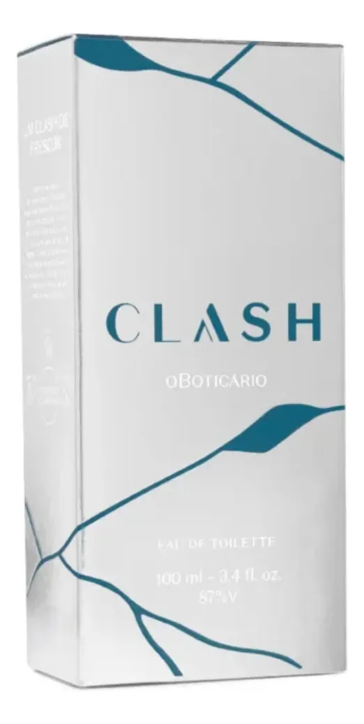 Imagem 7 de 7 de Clash Desodorante Colônia Boticário Eau de toilette 100ml