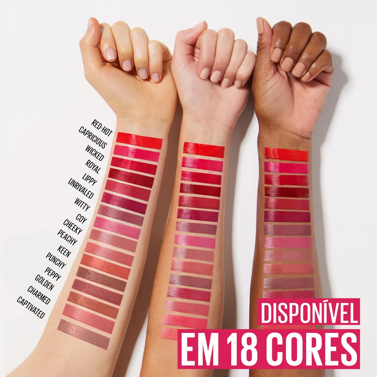 Imagem 5 de 10 de Batom Líquido Maybelline Superstay Vinyl Ink Acabamento Brilhante Cor Captivated