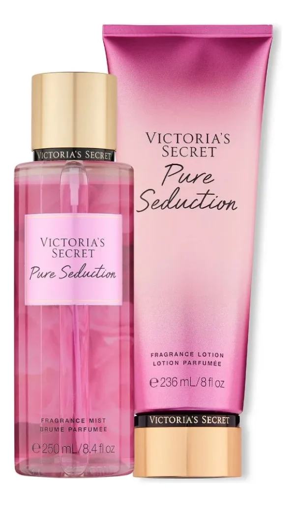 Imagem 1 de 8 de Kit Pure Seduction Body Splash + Creme Victória's Secret