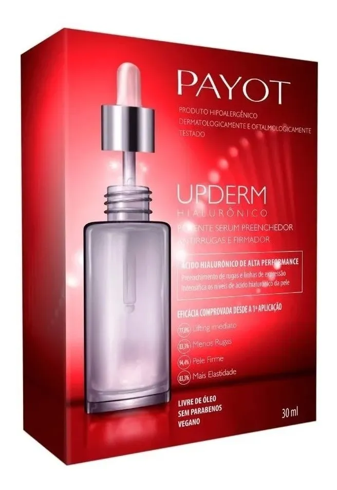 Imagem 4 de 7 de Upderm Hialurônico Payot Potente Sérum Antirrugas 30ml Momento de aplicação Dia/Noite Tipo de pele Todo tipo de pele