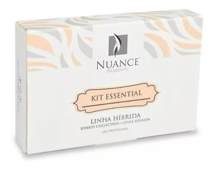 Imagem 1 de 3 de Kit Nuance Pigmentos Hibrido Micropigmentação Sobrancelhas Cor Linha Híbrida Nuance