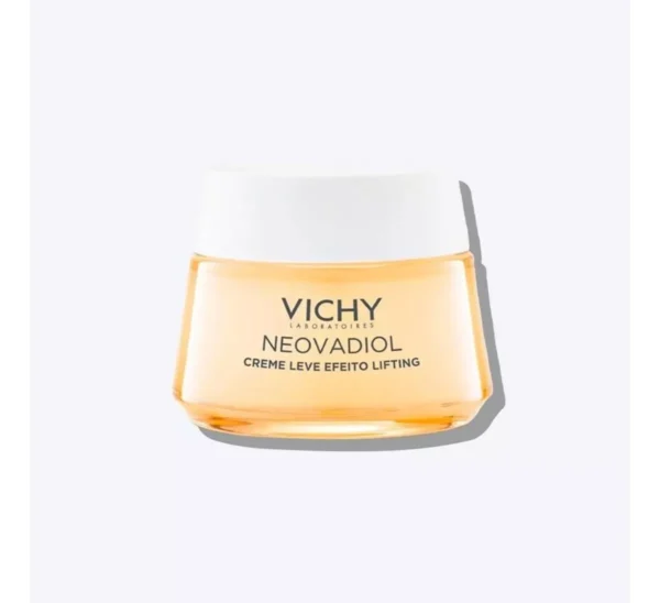 Imagem 1 de 9 de Creme Leve Efeito Lifting Vichy Neovadiol Menopausa 50g Momento de aplicação Dia Noite Tipo de pele Todo tipo de pele