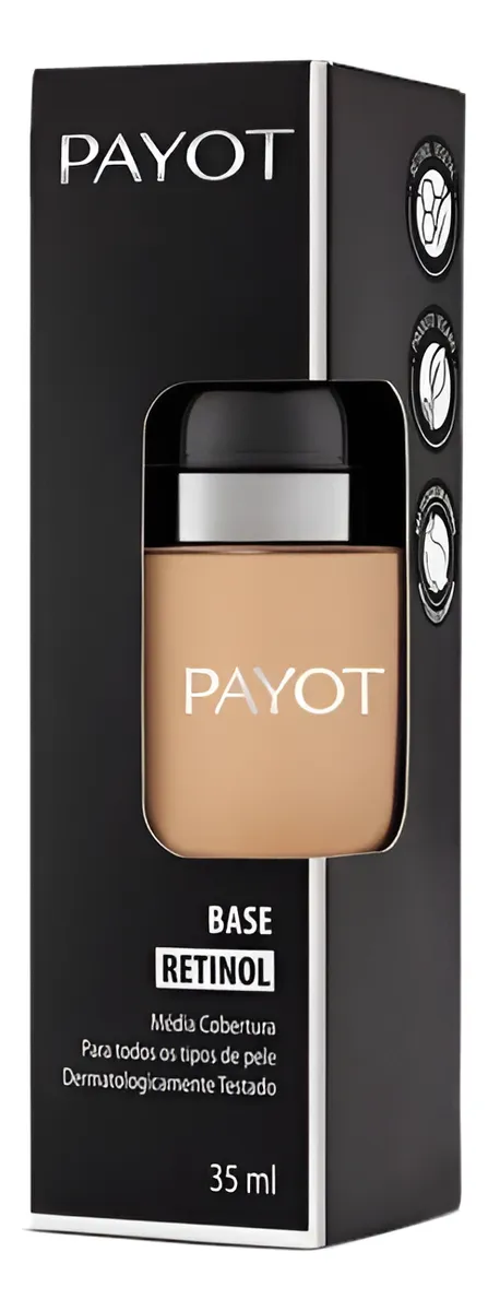 Imagem 1 de 8 de Base Retinol Payot - 35ml Escolha Sua Cor