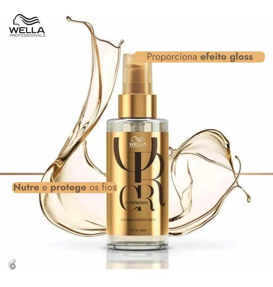Imagem 6 de 9 de Wella Oil Reflections - Óleo Capilar 100ml