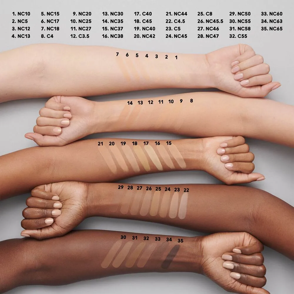 Imagem 3 de 4 de Base de maquiagem líquida MAC Studio Fix Fix Fluid Fix Fluid FPS 15 tom nc15 - 30mL 15g