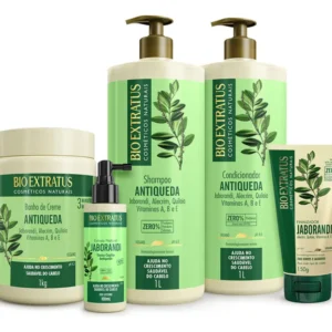Imagem 1 de 10 de Kit Antiqueda Jaborandi 5 Produtos Bio Extratus