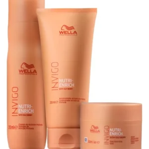 Imagem 1 de 7 de Kit Invigo Enrich Shampoo, Condicionador E Máscara