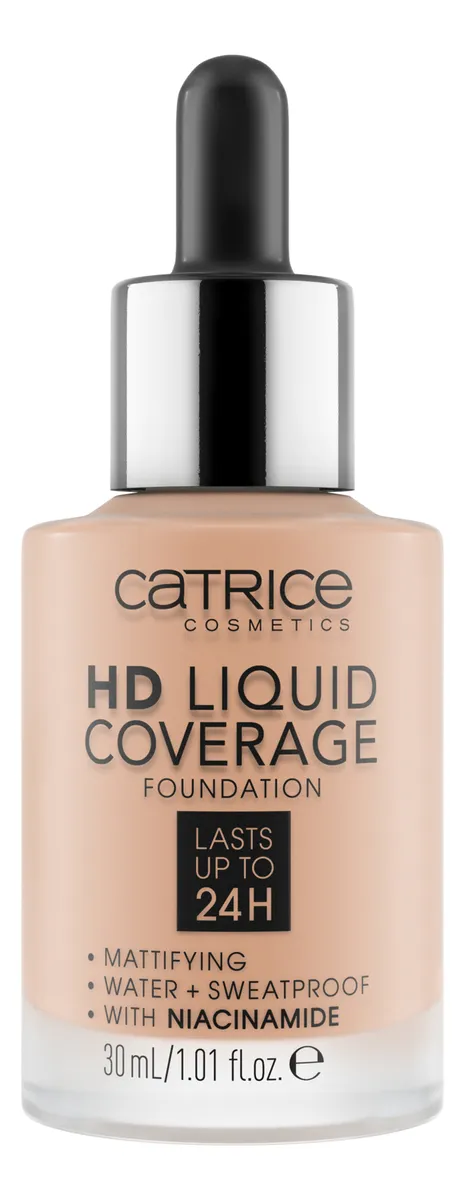 Imagem 1 de 10 de Base Hd Liquid Coverage Foundation Catrice