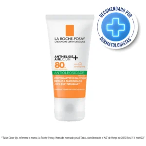 Imagem 1 de 8 de Protetor Anthelios Airlicium Sem Cor Fps 80 Antioleosidade 40g La Roche-posay