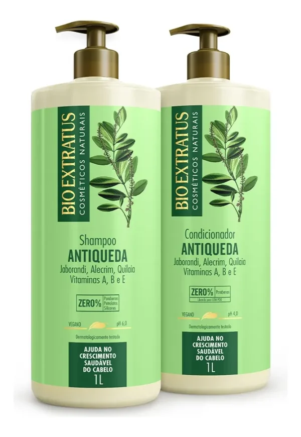 Imagem 1 de 4 de Kit Bio Extratus Antiqueda (1l) Shampoo E Condicionador