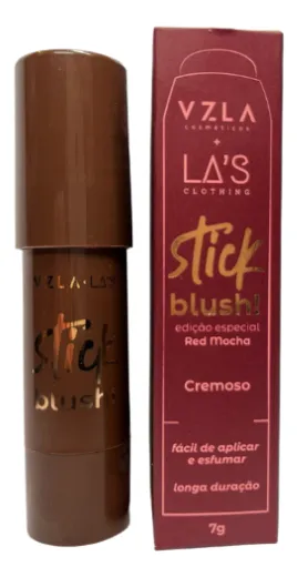 Imagem 2 de 8 de Blush Stick Vizzela E La's - Edição Especial Red Mocha
