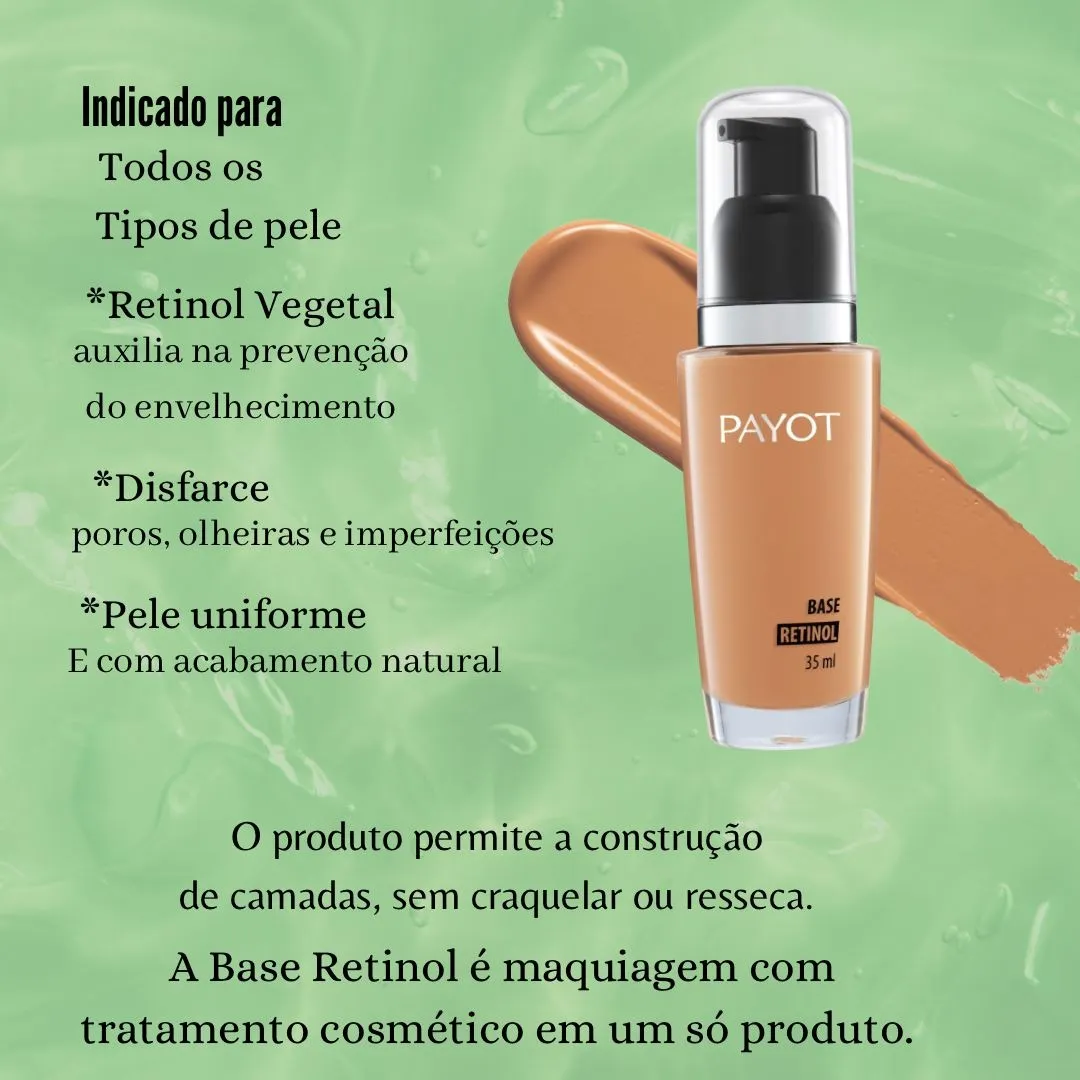 Imagem 7 de 8 de Base Retinol Payot - 35ml Escolha Sua Cor