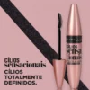 Imagem 3 de 5 de Máscara De Cílios Sensacionais Lavável Preto Maybelline
