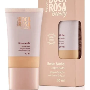 Imagem 1 de 12 de Base Mate Longa Duração Boca Rosa Beauty Payot 30mL Cor 05 - Adriana