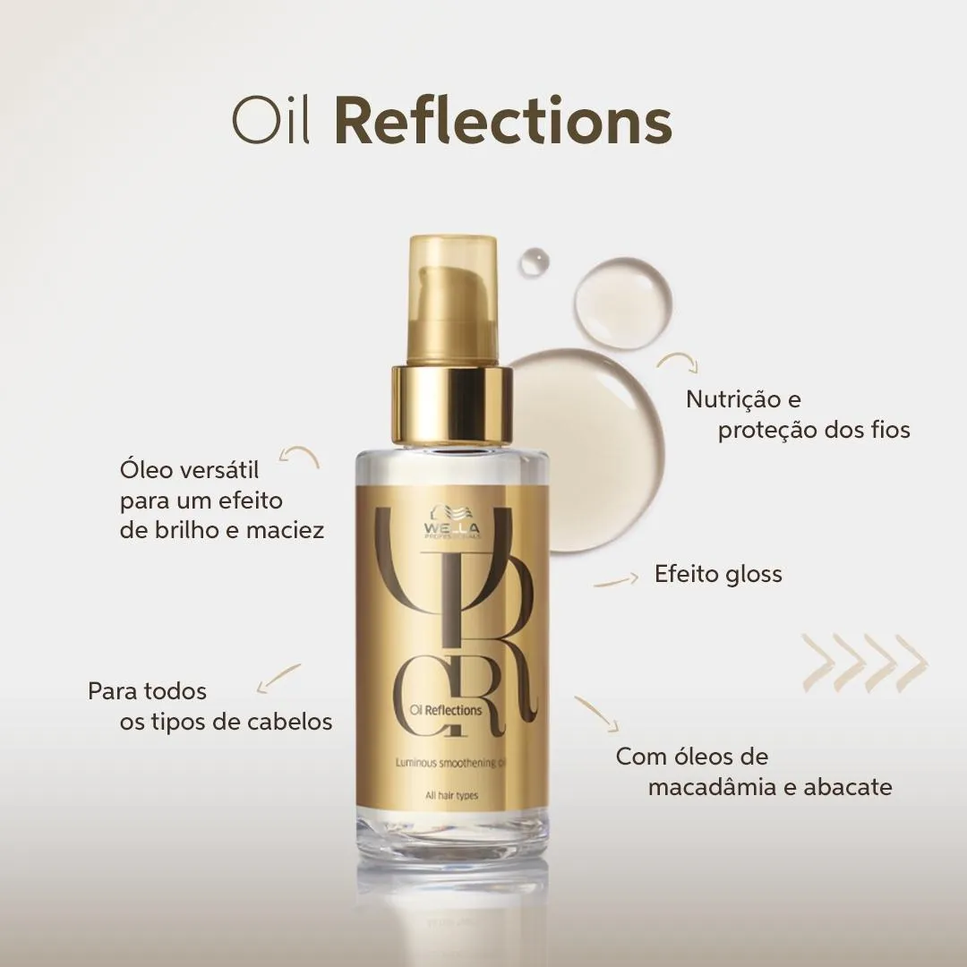 Imagem 4 de 9 de Wella Oil Reflections - Óleo Capilar 100ml