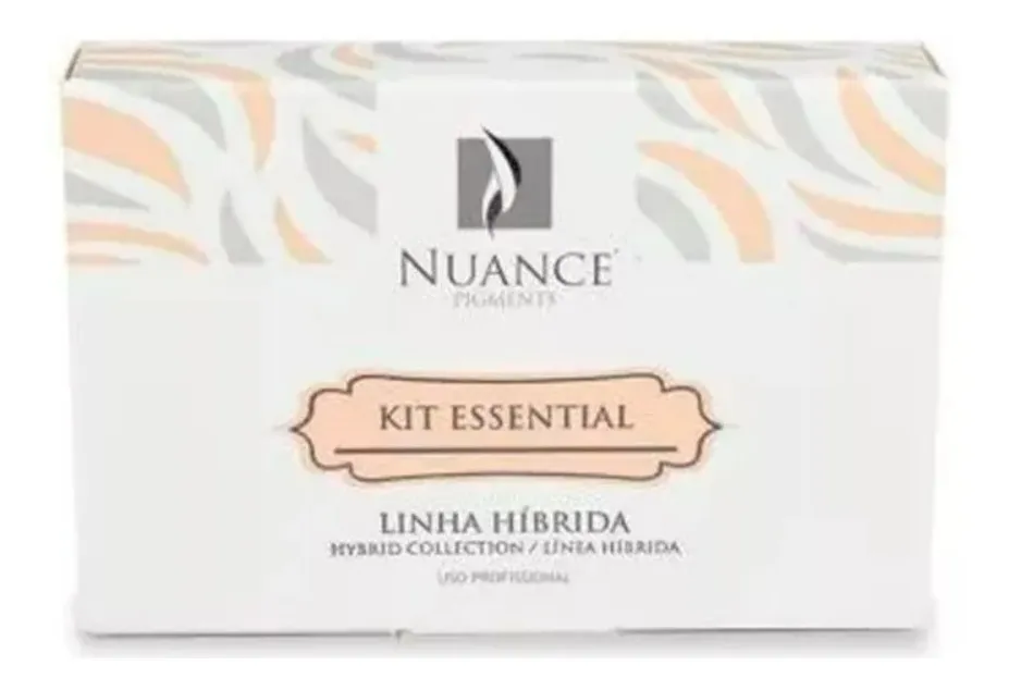 Imagem 2 de 3 de Kit Nuance Pigmentos Hibrido Micropigmentação Sobrancelhas Cor Linha Híbrida Nuance