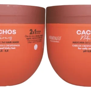 Imagem 1 de 4 de Kit Arvensis Cachos Mascara 2x1 Noo Poo 450g 2 Unidades