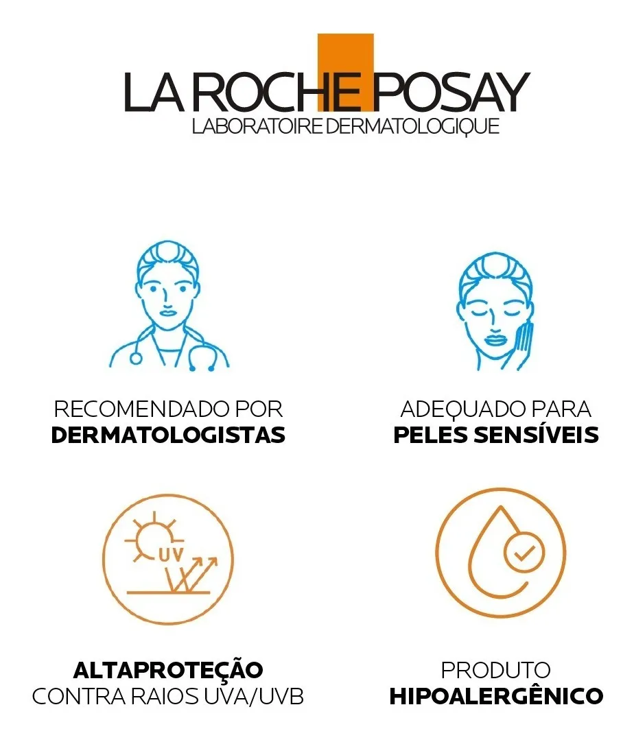 Imagem 7 de 8 de Protetor Anthelios Airlicium Sem Cor Fps 80 Antioleosidade 40g La Roche-posay