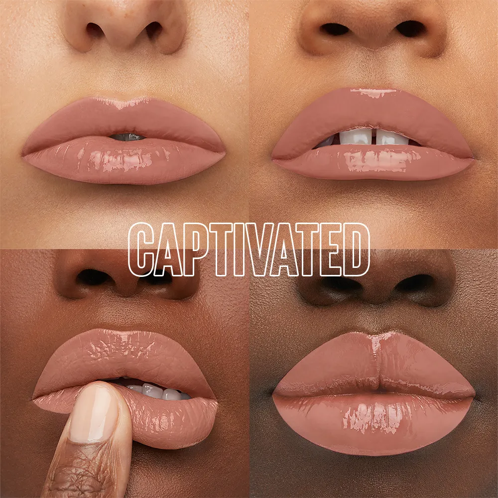 Imagem 6 de 10 de Batom Líquido Maybelline Superstay Vinyl Ink Acabamento Brilhante Cor Captivated