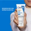Imagem 3 de 9 de Loção Facial Hidratante Am Fps 50 Para Pele Normal A Seca 52ml Cerave