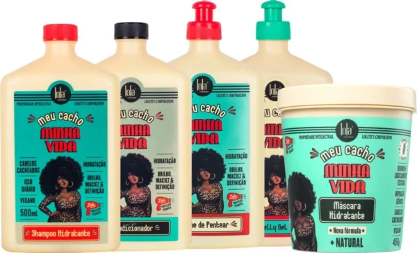 Imagem 1 de 1 de Kit Lola Cosmetics Meu Cacho Minha Vida 5 Itens