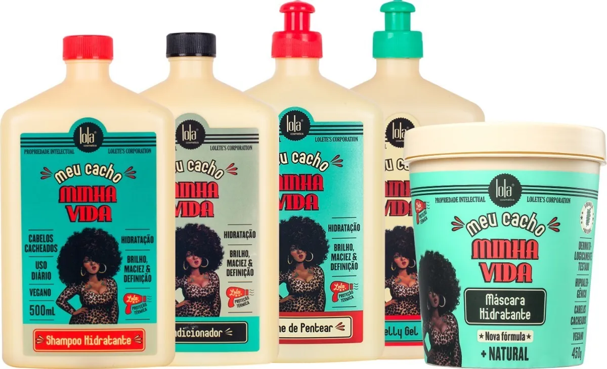 Imagem 1 de 1 de Kit Lola Cosmetics Meu Cacho Minha Vida 5 Itens