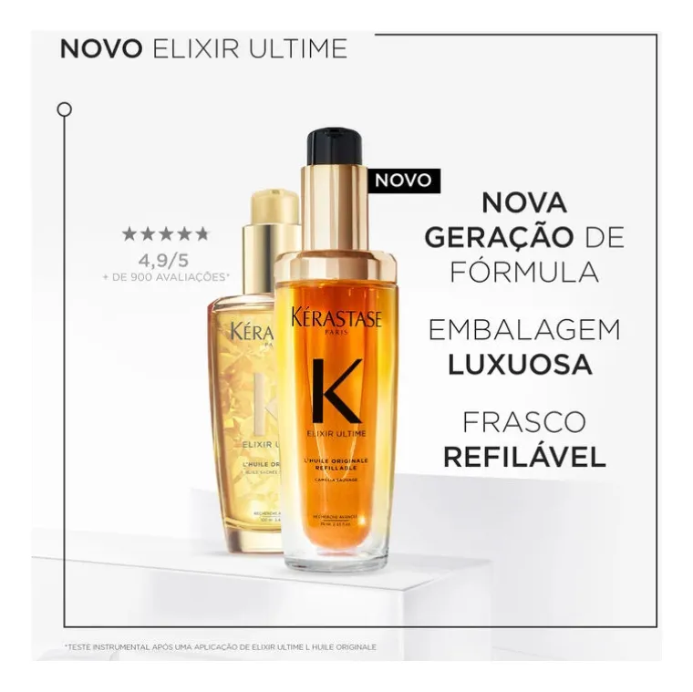 Imagem 12 de 12 de Elixir Ultime L´Huile Originale Óleo Capilar 30ml Kérastase