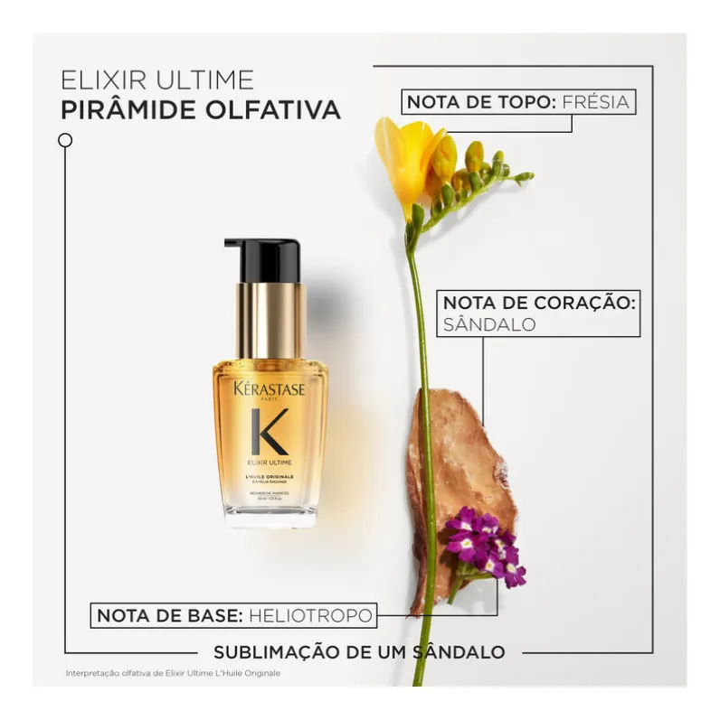 Imagem 8 de 12 de Elixir Ultime L´Huile Originale Óleo Capilar 30ml Kérastase