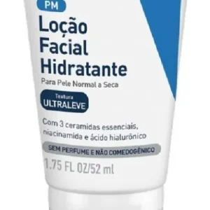 Imagem 1 de 12 de Loção Facial Hidratante Ultraleve Para Peles Normais E Secas 52ml CeraVe