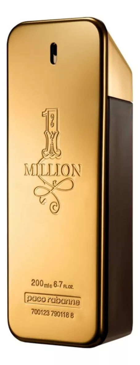 Imagem 1 de 7 de Paco Rabanne One million 1 Million Tradicional EDT 200ml para masculino
