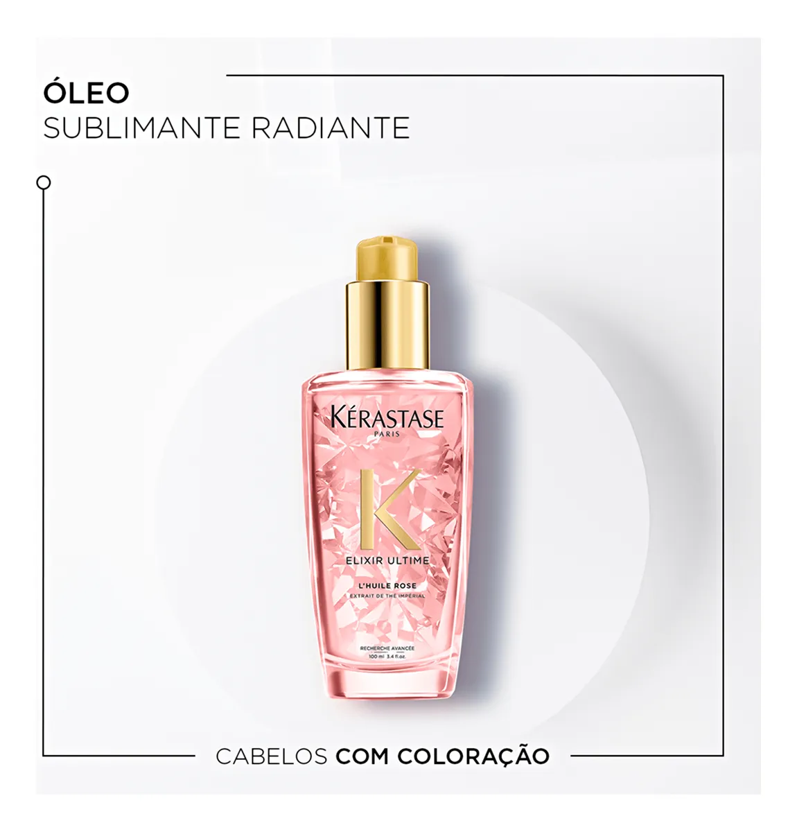 Imagem 3 de 10 de Kérastase Elixir Ultime L'huile Rose - Óleo Capilar 100ml