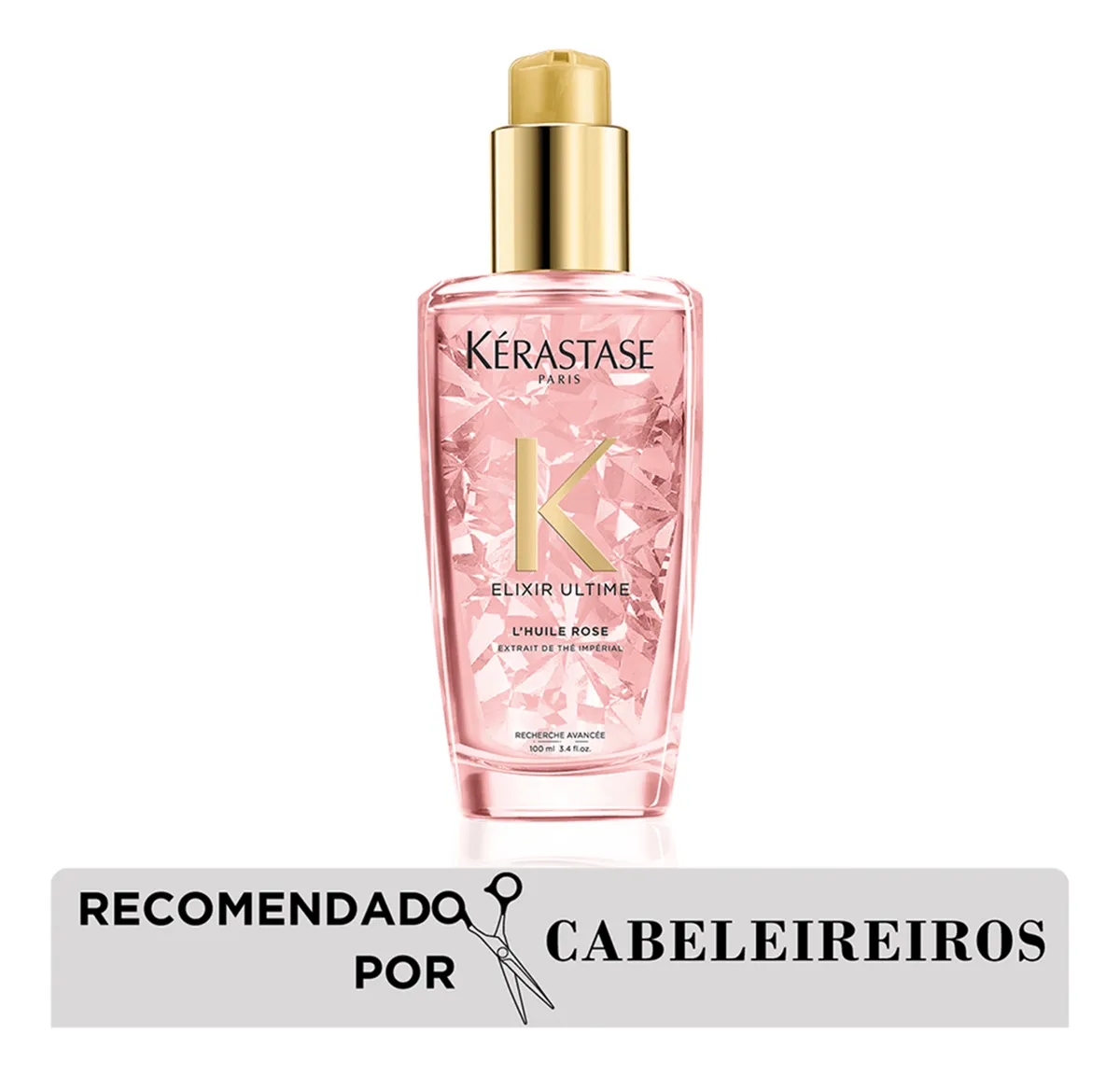 Imagem 6 de 10 de Kérastase Elixir Ultime L'huile Rose - Óleo Capilar 100ml