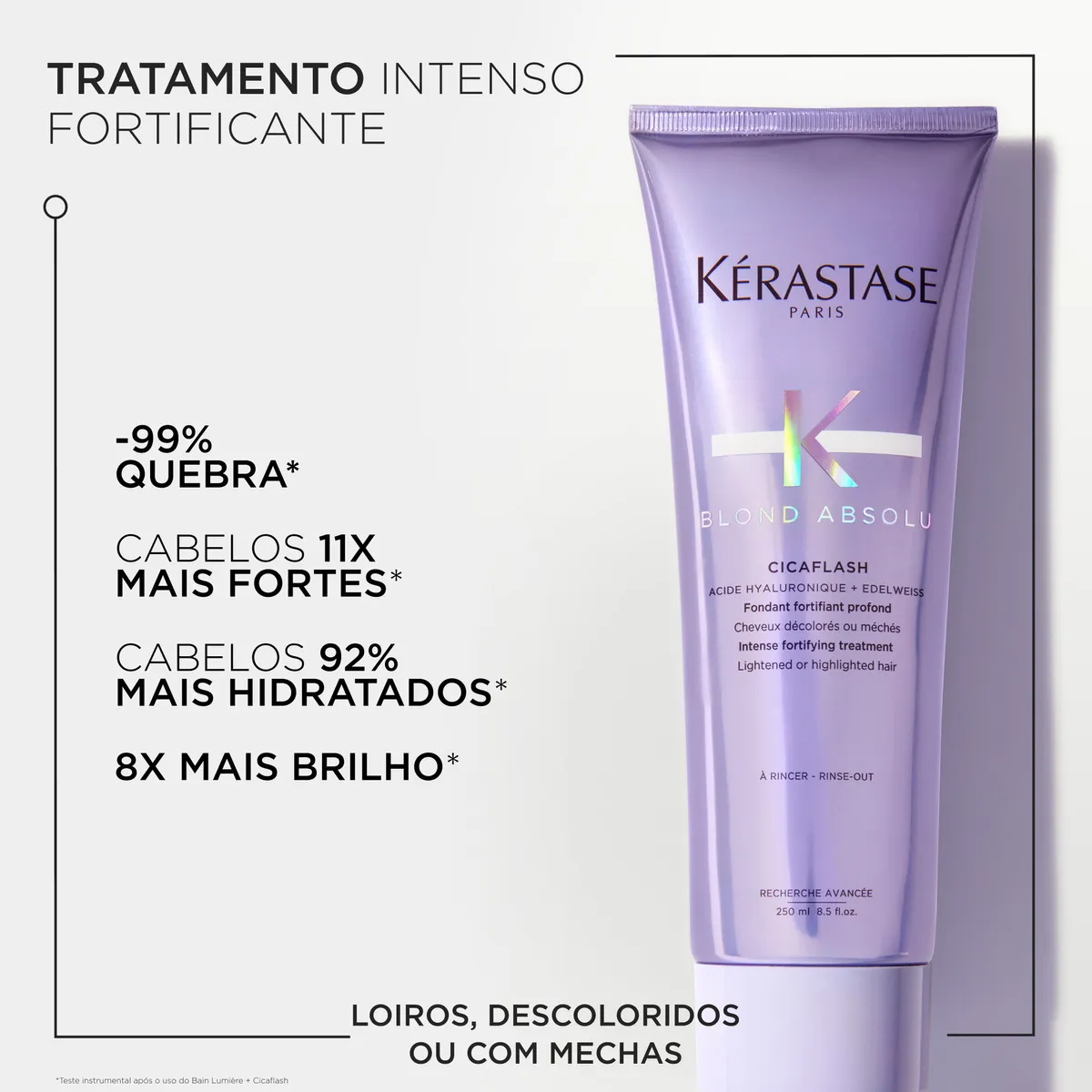 Imagem 3 de 11 de Blond Absolut Cicaflash Fondant Condicionador 250ml | Kérastase