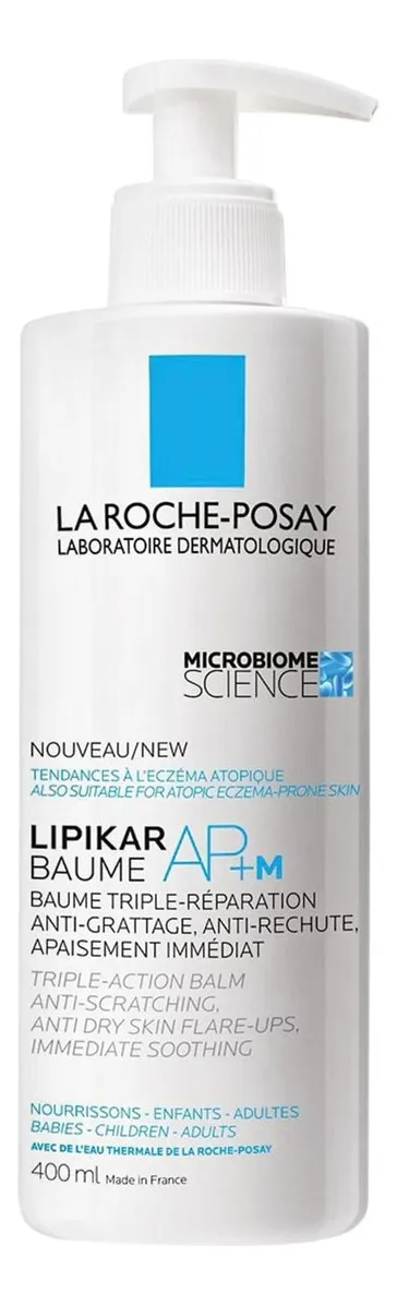 Imagem 1 de 7 de Bálsamo Hidratante Corporal e Facial Intensivo para Peles Secas e Extremamente Ressecadas com Manteiga de Karité e Niacinamida La Roche-Posay Lipikar Baume AP+M 400ml
