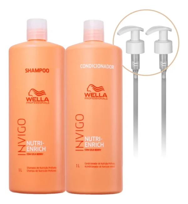 Imagem 1 de 1 de Kit Wella Invigo Nutri Enrich Sh, Cond E Válvulas