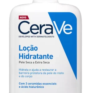 Imagem 1 de 1 de Loção Hidratante Corporal com Ácido Hialurônico e 3 Ceramidas Essenciais, Hidratação 48h e Restauração da Barreira para Pele Seca a Extra Seca, Sem Fragrância, CeraVe 473ml